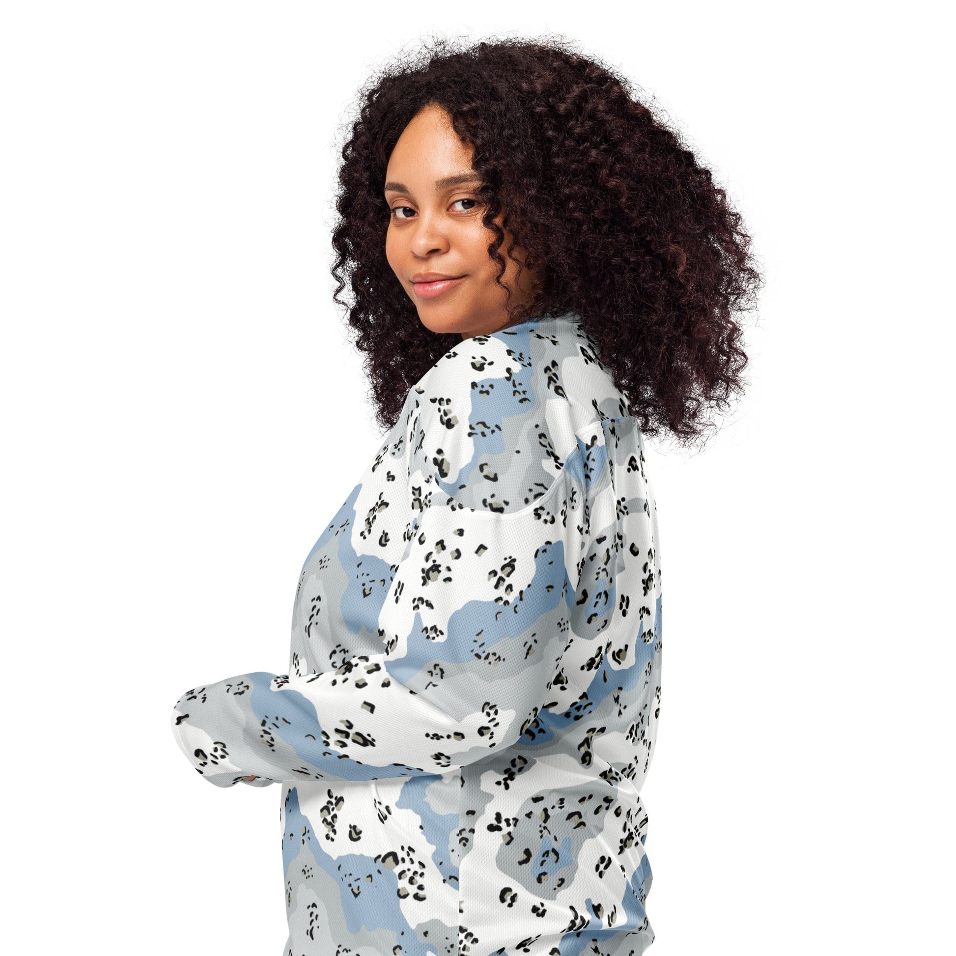 Chocolate Chip Polar Ice CAMO hockey fan jersey - Hockey Jerseys