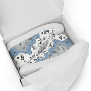 Chocolate Chip Polar Ice CAMO Mens High-Top Canvas Shoes