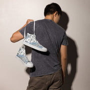 Chocolate Chip Polar Ice CAMO Mens High-Top Canvas Shoes