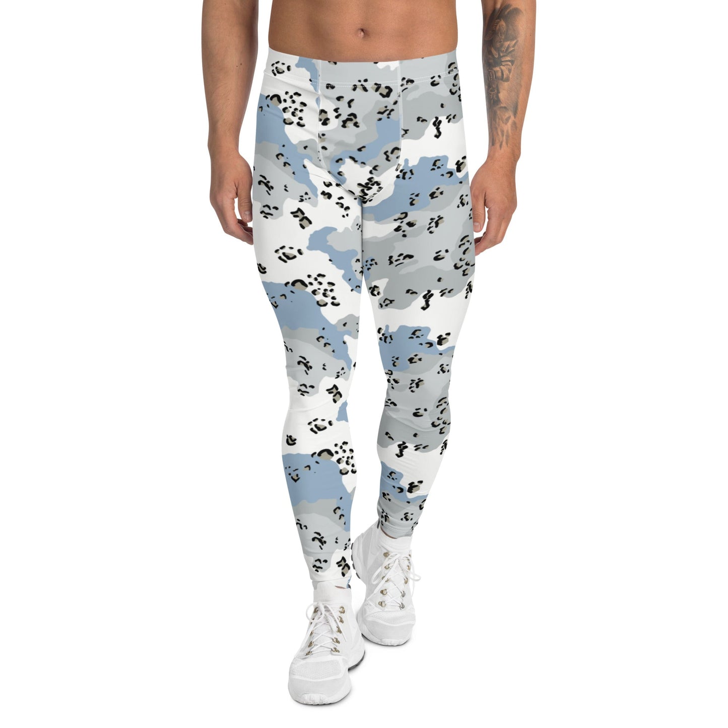 Chocolate Chip Polar Ice CAMO Mens Leggings - XS