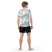 Chocolate Chip Polar Ice CAMO Mens Short-Sleeve Rash Guard - SS