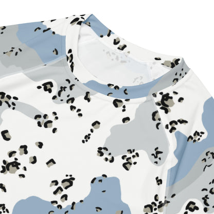 Chocolate Chip Polar Ice CAMO Mens Short-Sleeve Rash Guard - Short-sleeve Guards