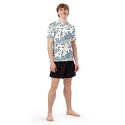 Chocolate Chip Polar Ice CAMO Mens Short-Sleeve Rash Guard - SS