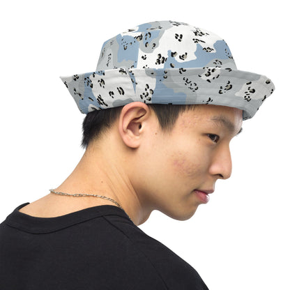Chocolate Chip Polar Ice CAMO Reversible bucket hat - Bucket Hats