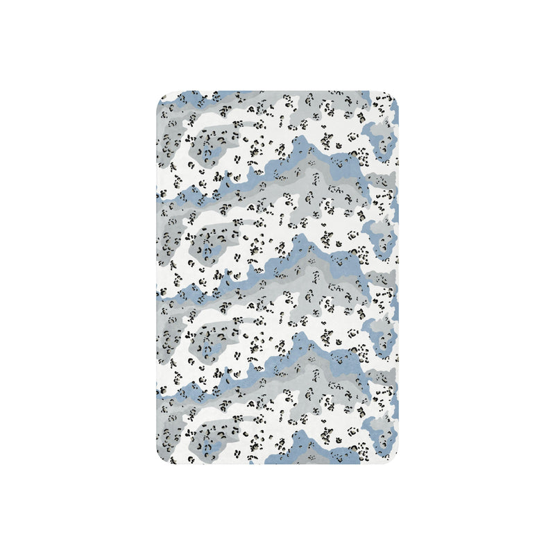 Chocolate Chip Polar Ice CAMO Sherpa Blanket