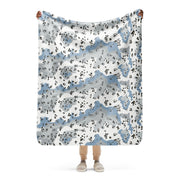 Chocolate Chip Polar Ice CAMO Sherpa Blanket - 50″×60″