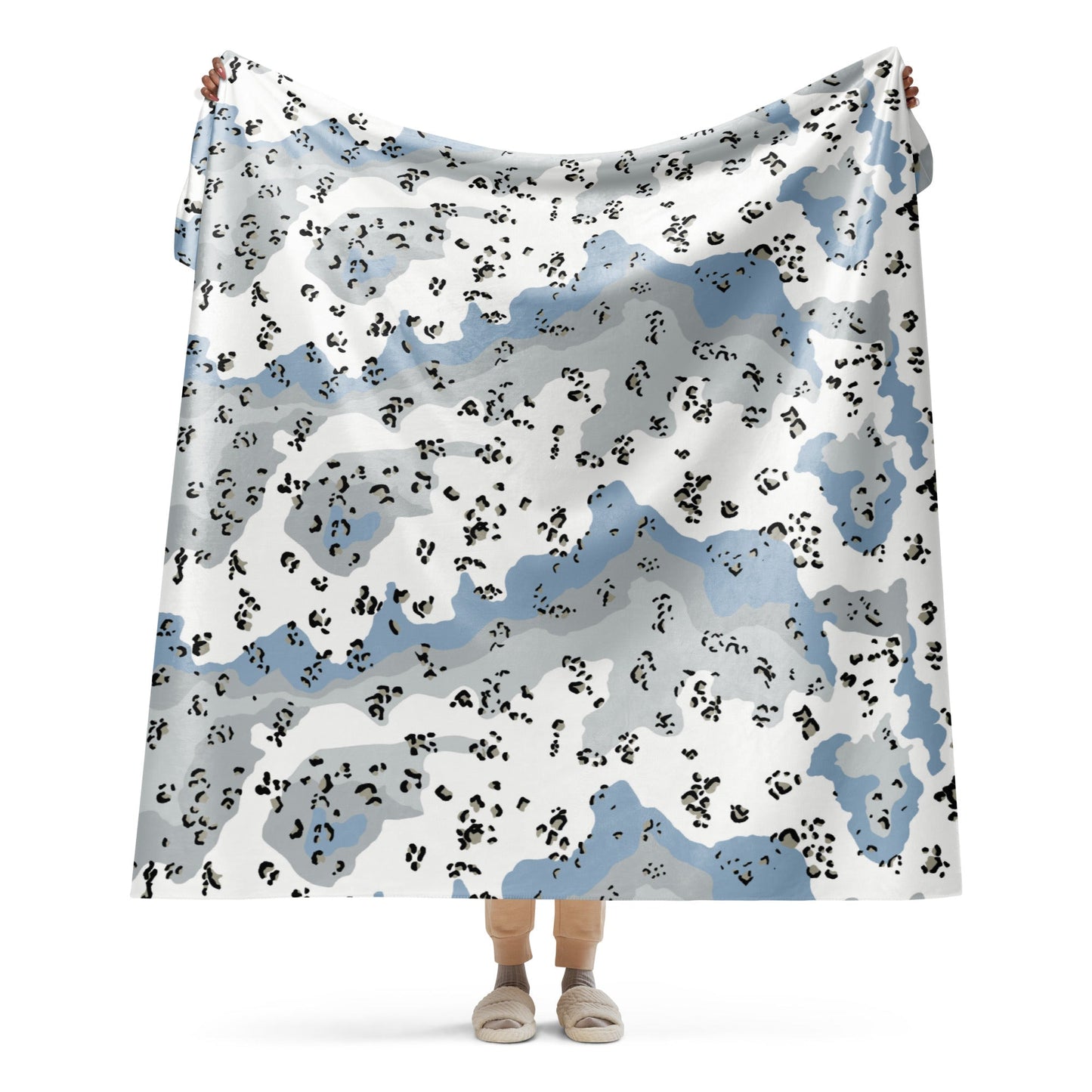 Chocolate Chip Polar Ice CAMO Sherpa blanket - 60″×80″ - Blankets