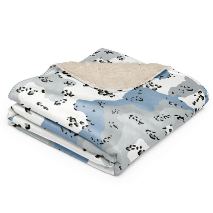 Chocolate Chip Polar Ice CAMO Sherpa blanket - Blankets