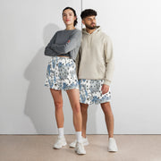 Chocolate Chip Polar Ice CAMO Unisex Athletic Long Shorts