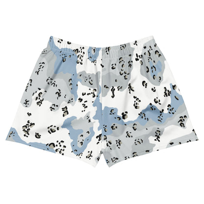 Chocolate Chip Polar Ice CAMO Unisex Athletic Shorts