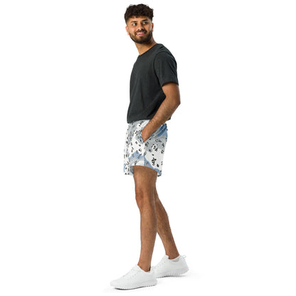 Chocolate Chip Polar Ice CAMO Unisex Athletic Shorts