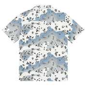 Chocolate Chip Polar Ice CAMO Unisex Short-Sleeve Button Shirt - Button-Up