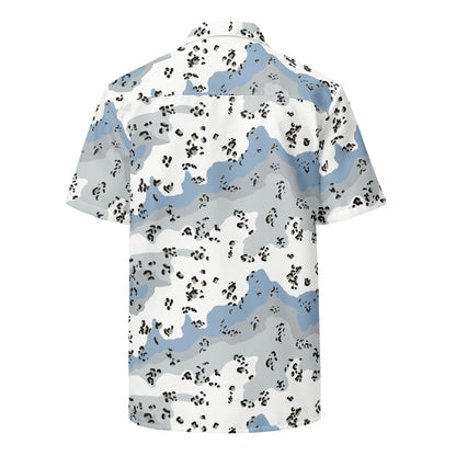 Chocolate Chip Polar Ice CAMO Unisex button shirt - Button Shirts