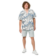 Chocolate Chip Polar Ice CAMO Unisex Short-Sleeve Button Shirt - Button-Up