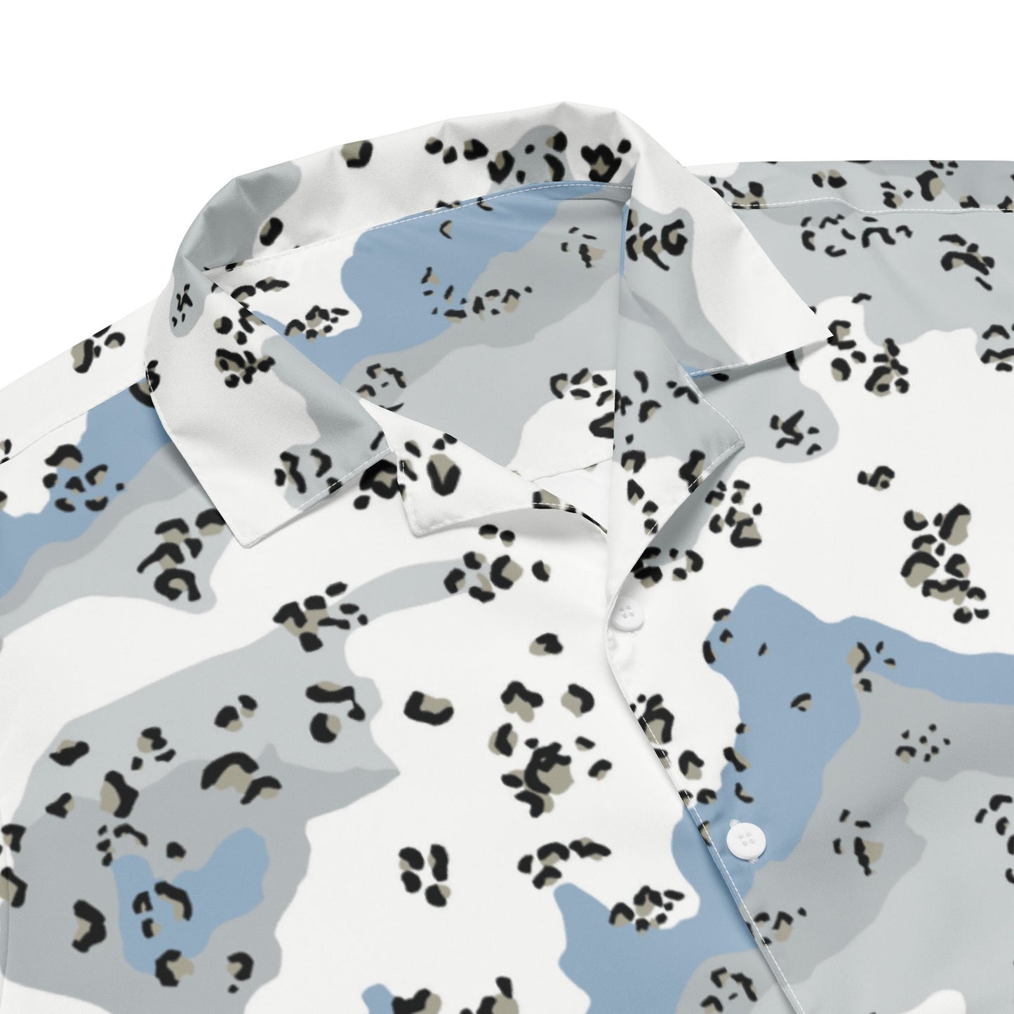 Chocolate Chip Polar Ice CAMO Unisex button shirt - Button Shirts