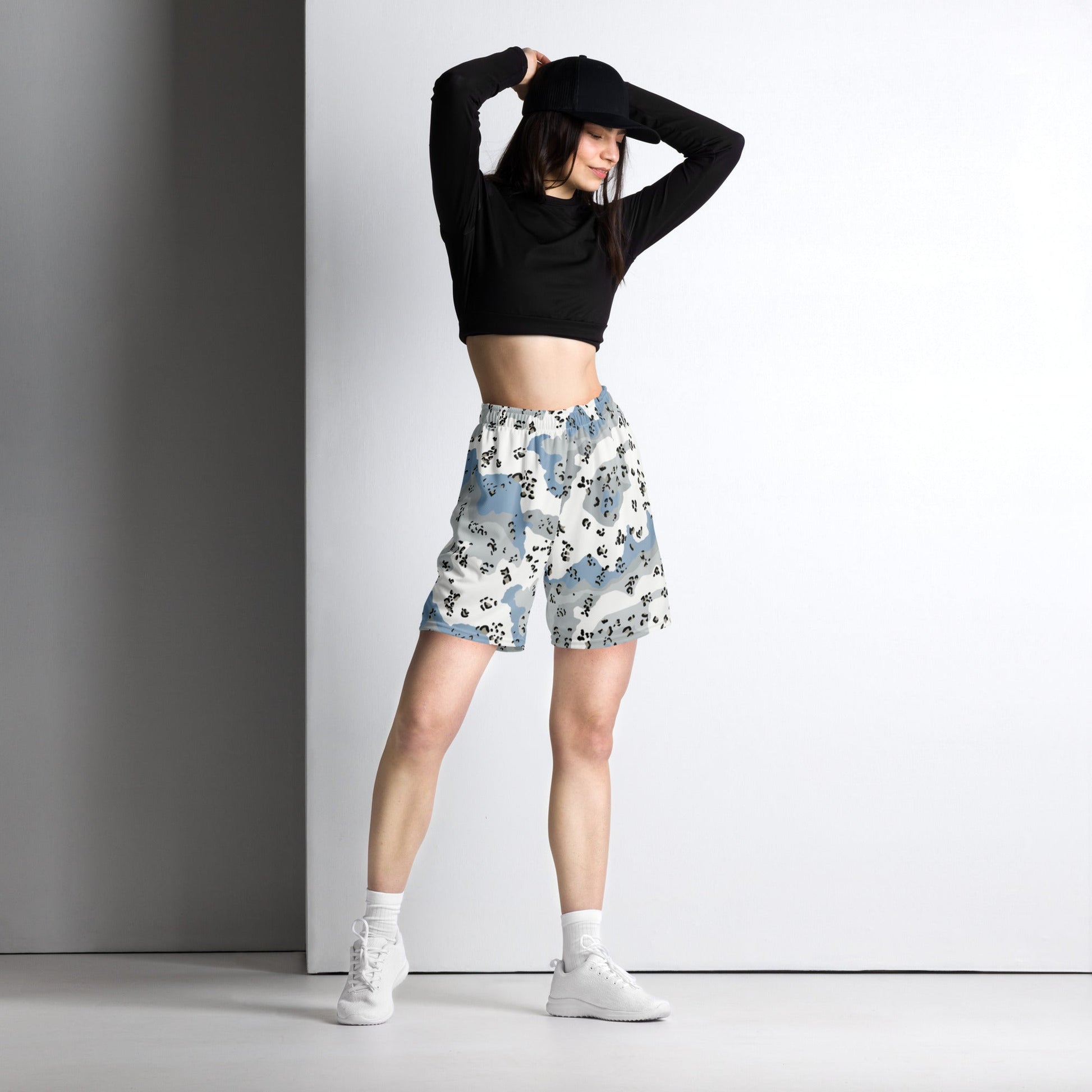 Chocolate Chip Polar Ice CAMO Unisex mesh shorts - Mesh Shorts