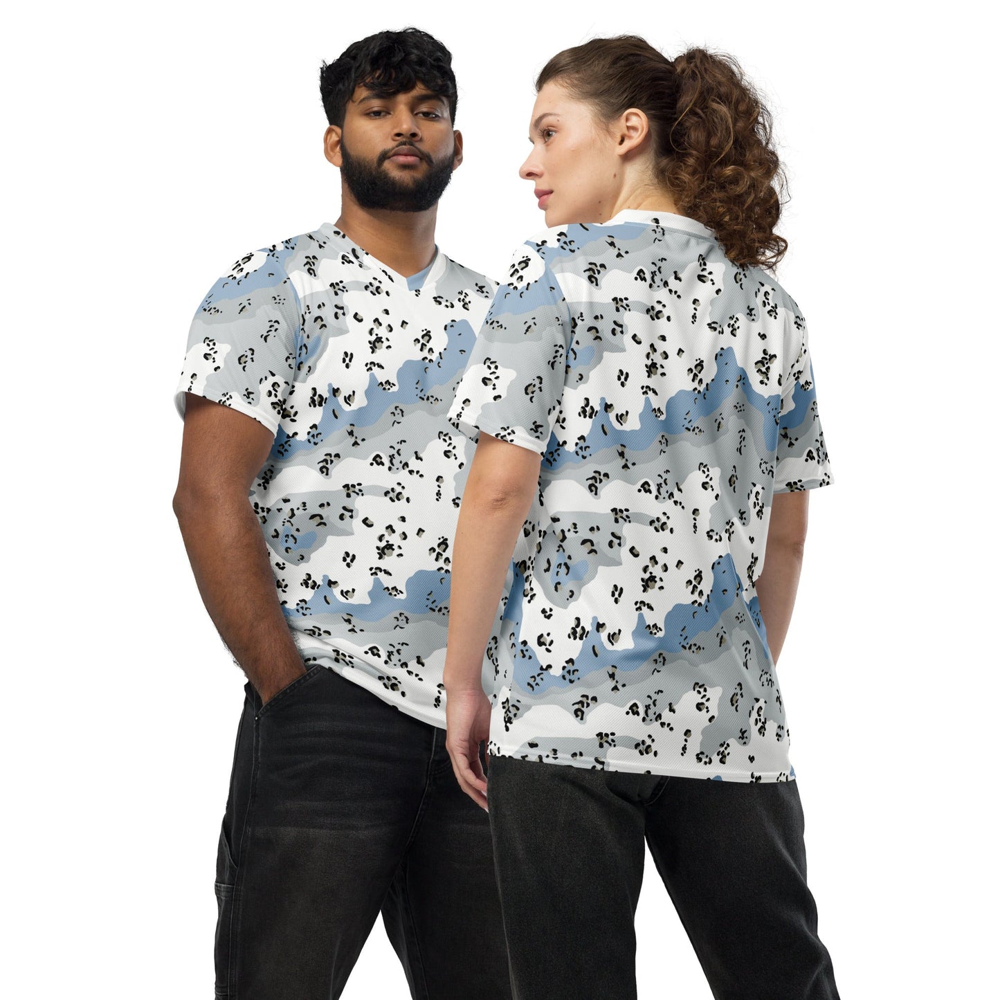 Chocolate Chip Polar Ice CAMO unisex sports jersey - 2XS - Sports Jerseys