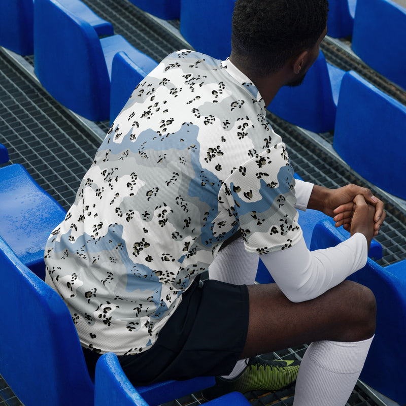 Chocolate Chip Polar Ice CAMO Unisex Sports Jersey