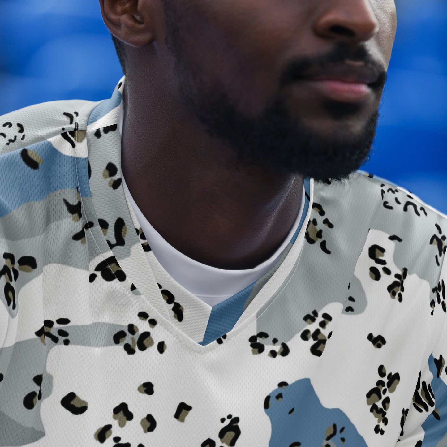 Chocolate Chip Polar Ice CAMO unisex sports jersey - Sports Jerseys