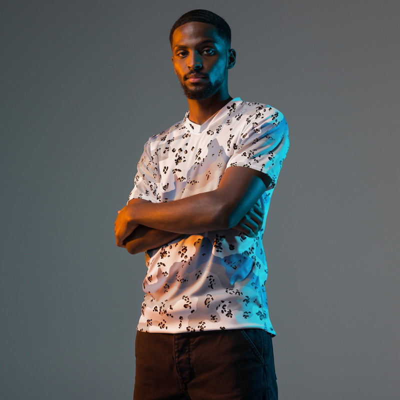 Chocolate Chip Polar Ice CAMO Unisex Sports Jersey
