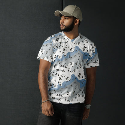 Chocolate Chip Polar Ice CAMO unisex sports jersey - Sports Jerseys