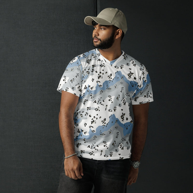 Chocolate Chip Polar Ice CAMO Unisex Sports Jersey