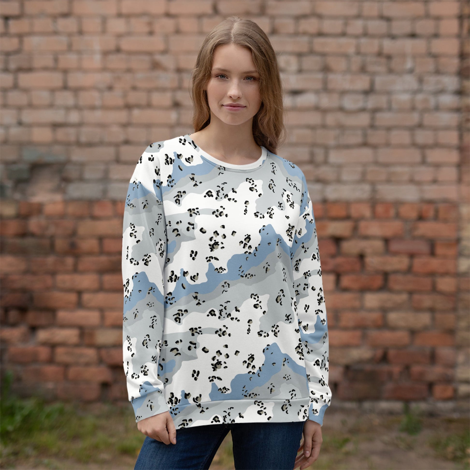 Chocolate Chip Polar Ice CAMO Unisex Sweatshirt - Sweatshirts