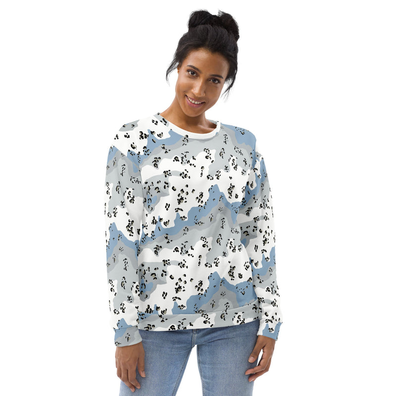 Chocolate Chip Polar Ice CAMO Unisex Sweatshirt