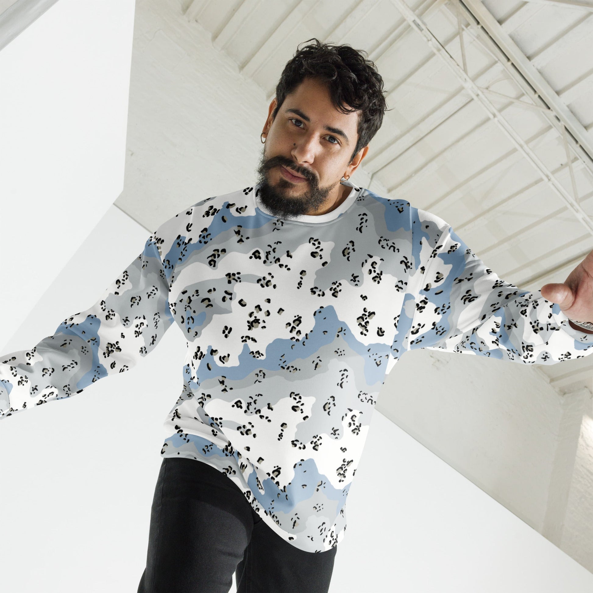 Chocolate Chip Polar Ice CAMO Unisex Sweatshirt - Sweatshirts