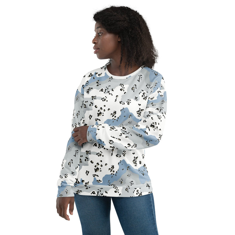 Chocolate Chip Polar Ice CAMO Unisex Sweatshirt