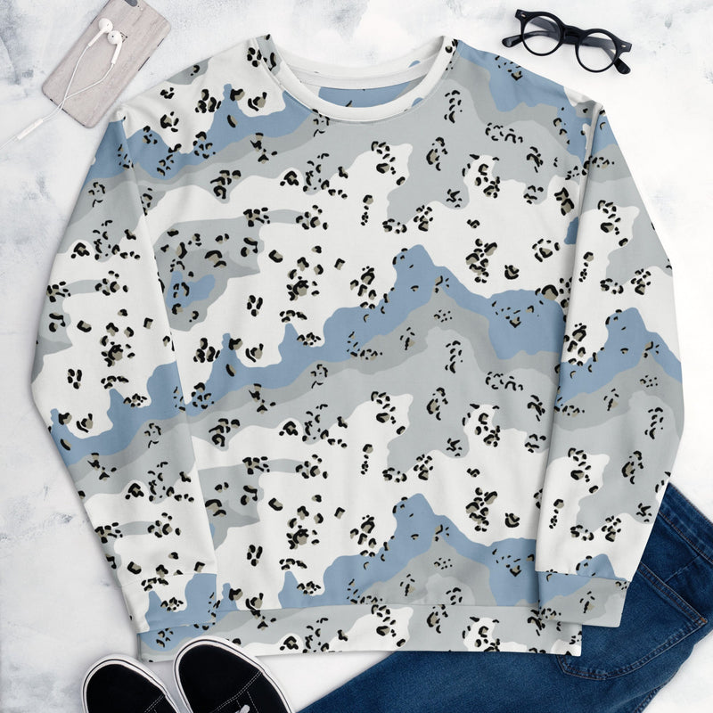 Chocolate Chip Polar Ice CAMO Unisex Sweatshirt