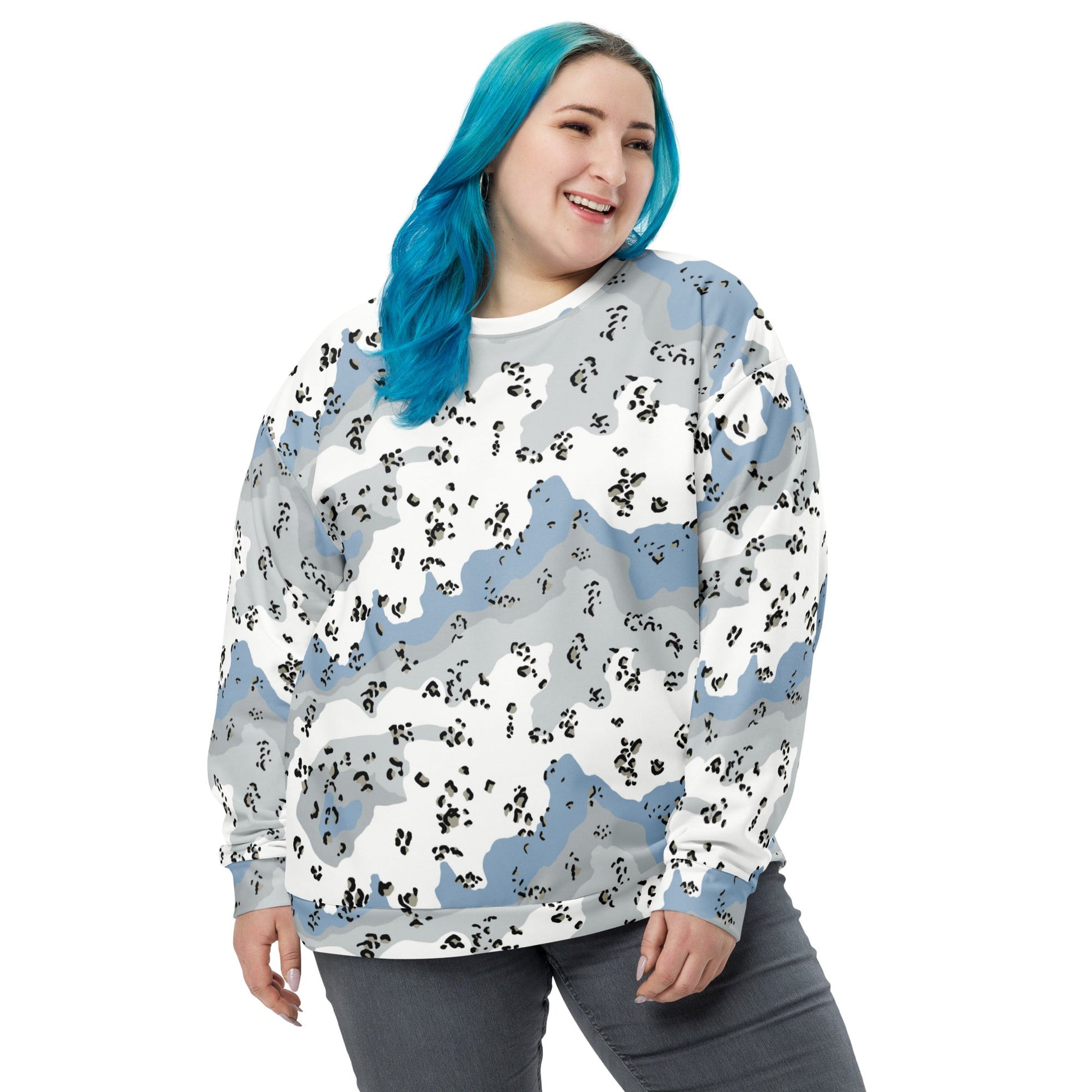 Chocolate Chip Polar Ice CAMO Unisex Sweatshirt - Sweatshirts