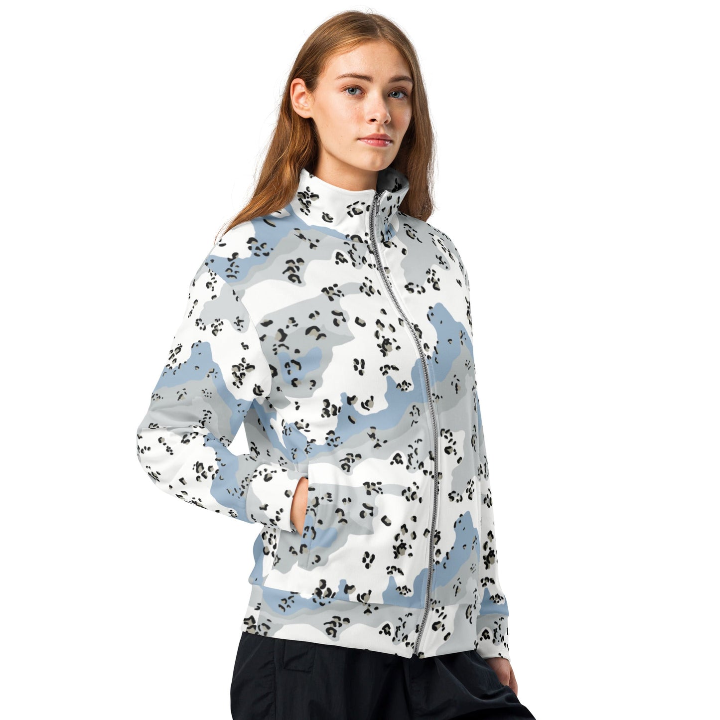 Chocolate Chip Polar Ice CAMO Unisex track jacket - Track Jackets