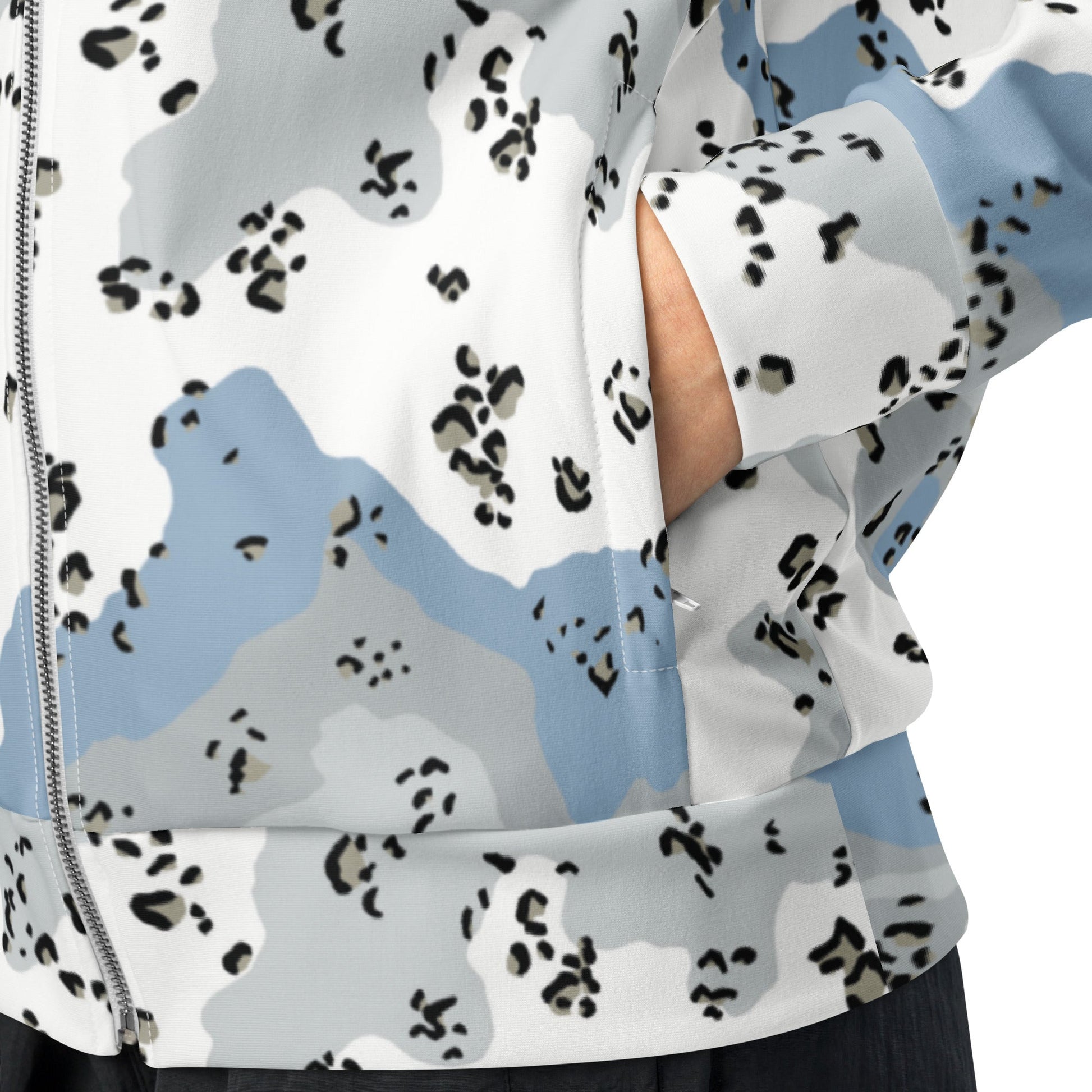 Chocolate Chip Polar Ice CAMO Unisex track jacket - Track Jackets