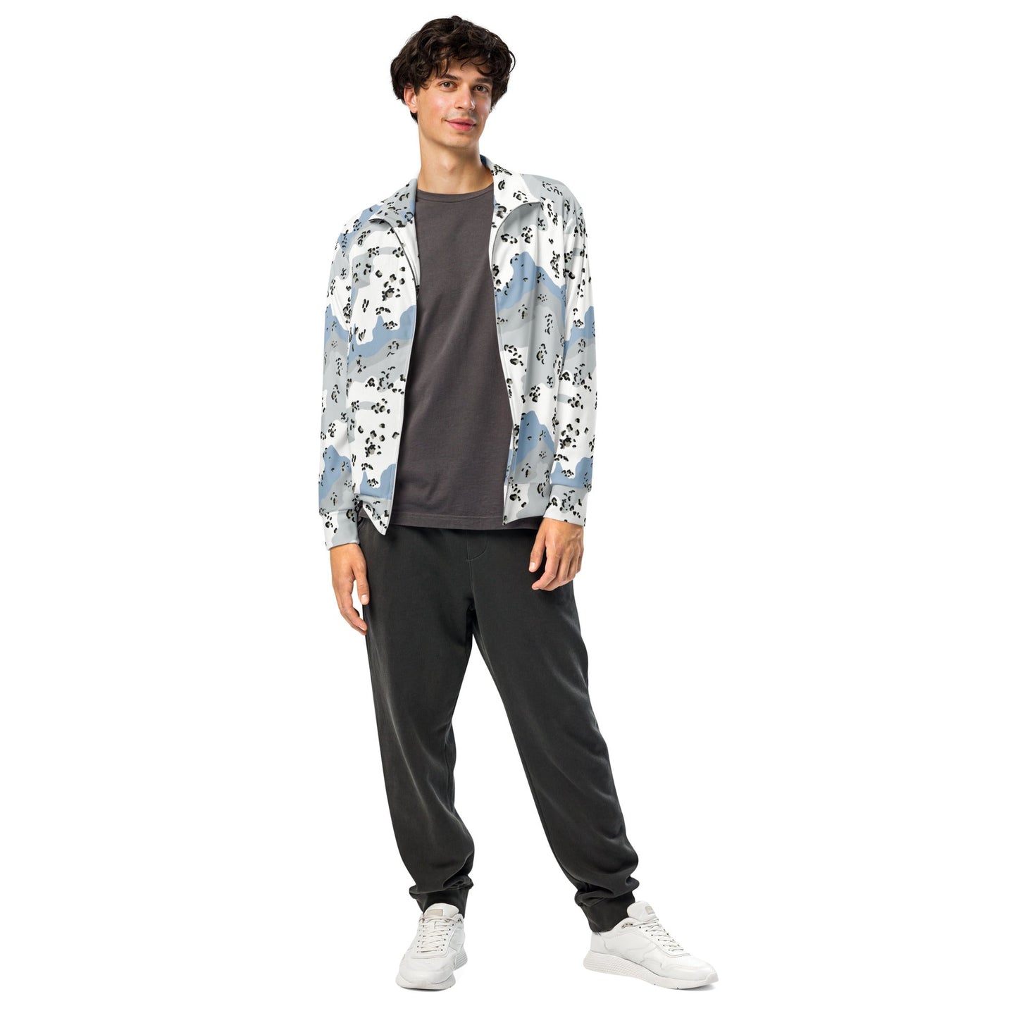 Chocolate Chip Polar Ice CAMO Unisex track jacket - Track Jackets