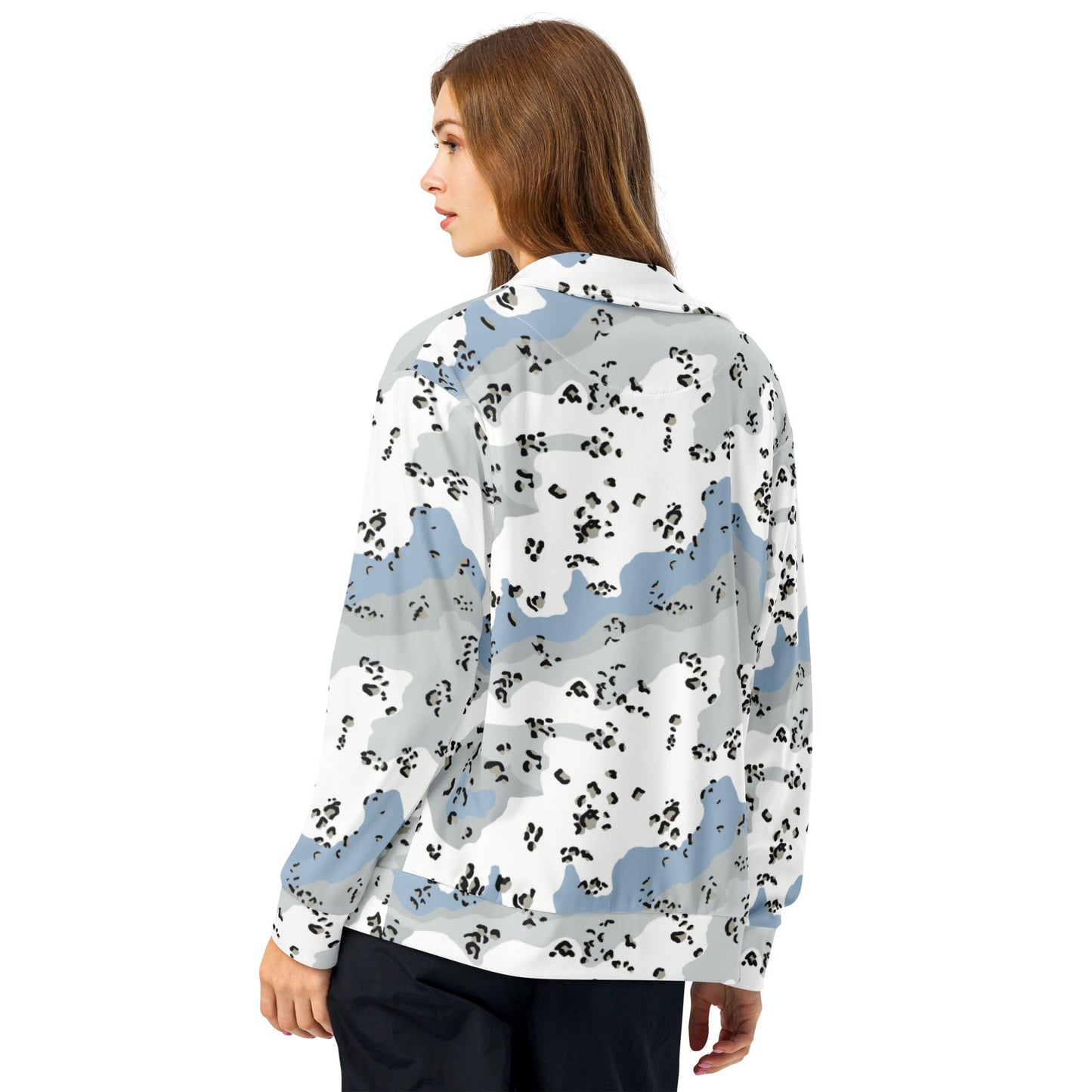 Chocolate Chip Polar Ice CAMO Unisex track jacket - Track Jackets