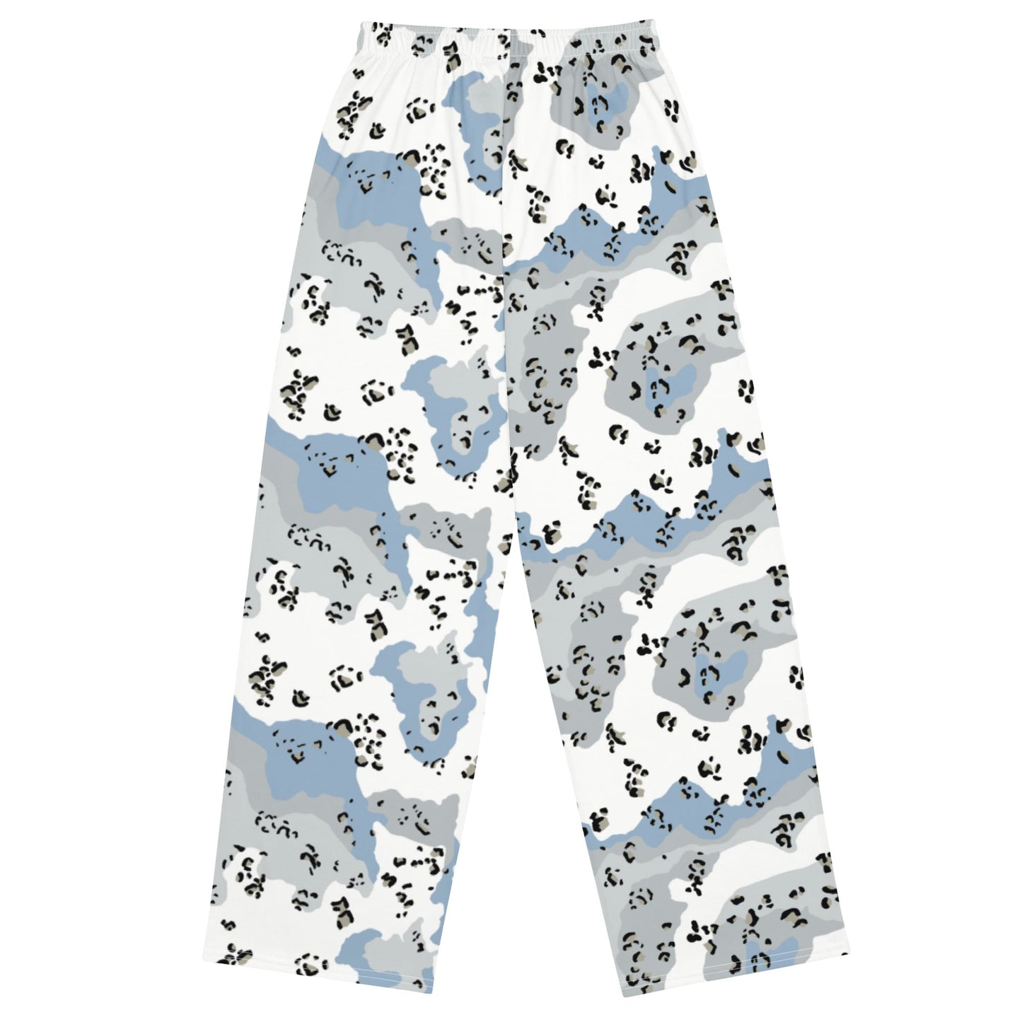 Chocolate Chip Polar Ice CAMO Unisex Wide-Leg Leisure Pants