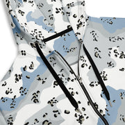 Chocolate Chip Polar Ice CAMO Unisex Zip Hoodie