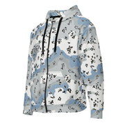 Chocolate Chip Polar Ice CAMO Unisex Zip Hoodie