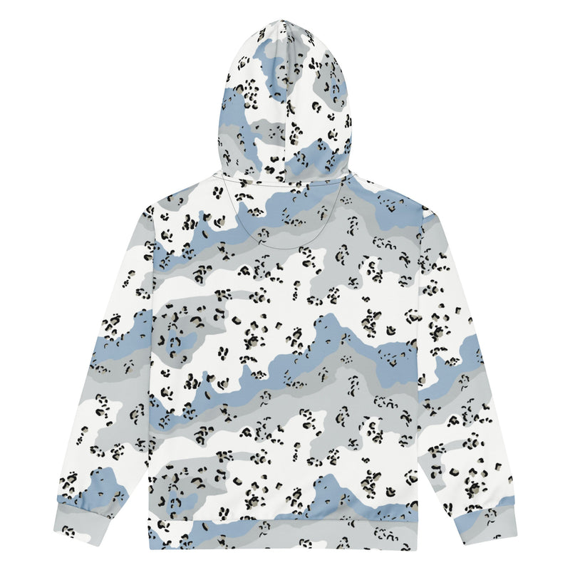 Chocolate Chip Polar Ice CAMO Unisex Zip Hoodie