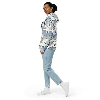 Chocolate Chip Polar Ice CAMO Unisex Zip Hoodie