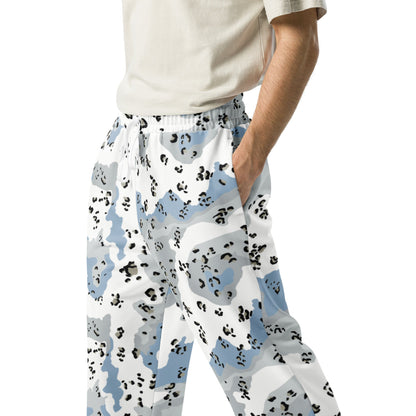 Chocolate Chip Polar Ice CAMO Wide-leg joggers - Joggers