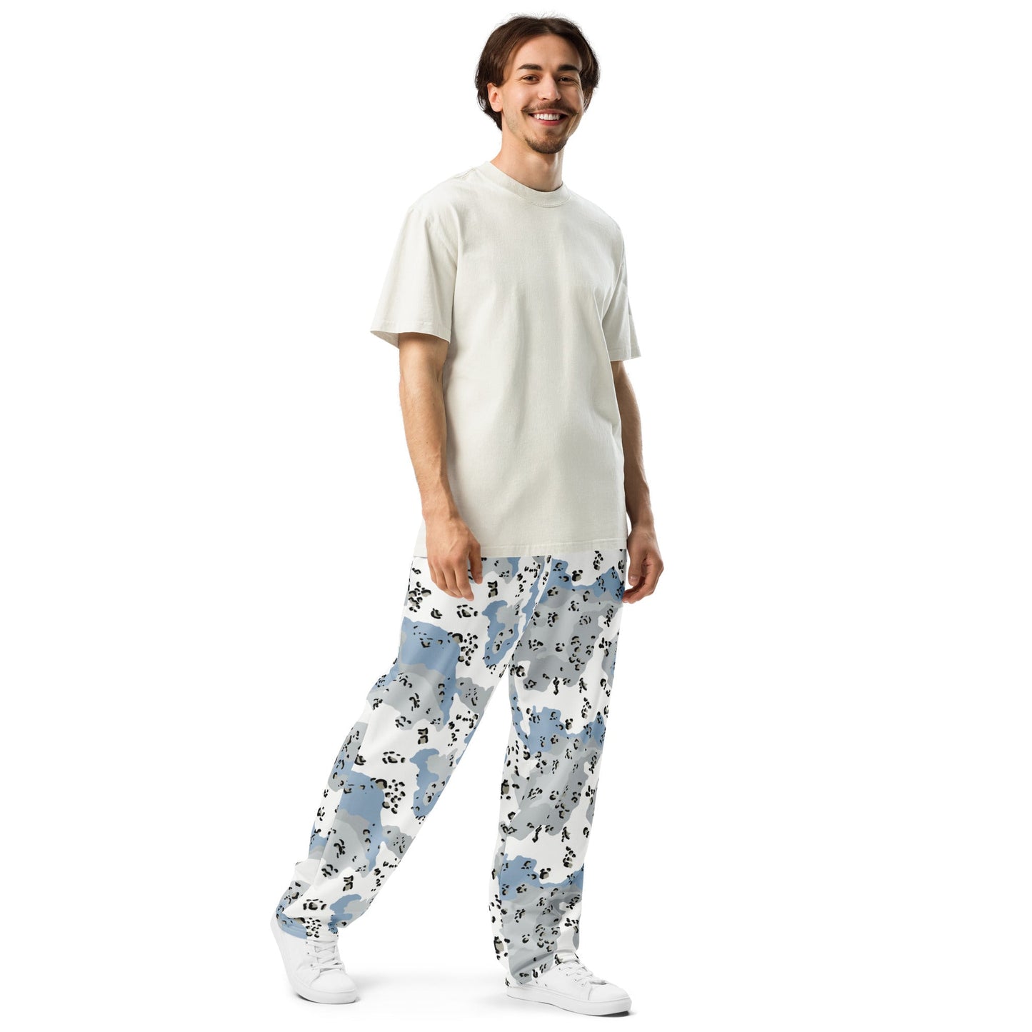 Chocolate Chip Polar Ice CAMO Wide-leg joggers - Joggers