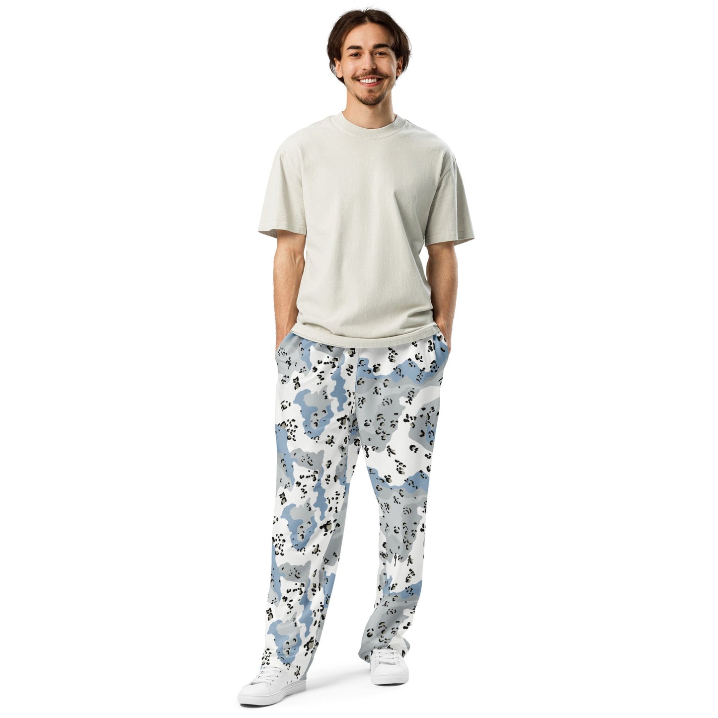 Chocolate Chip Polar Ice CAMO Wide-leg joggers - Joggers