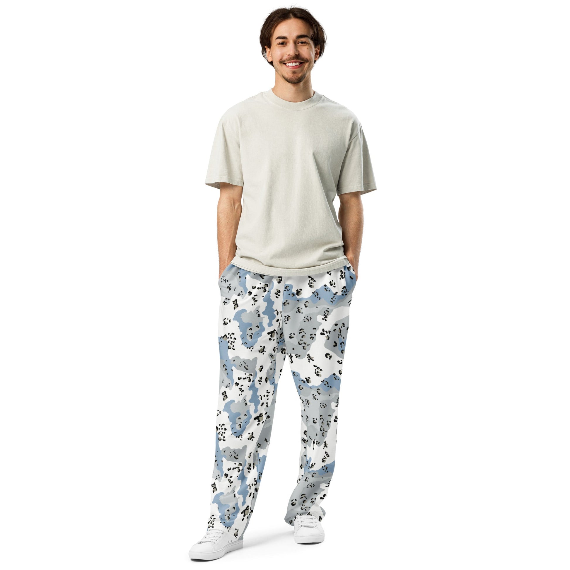 Chocolate Chip Polar Ice CAMO Wide-leg joggers - Joggers