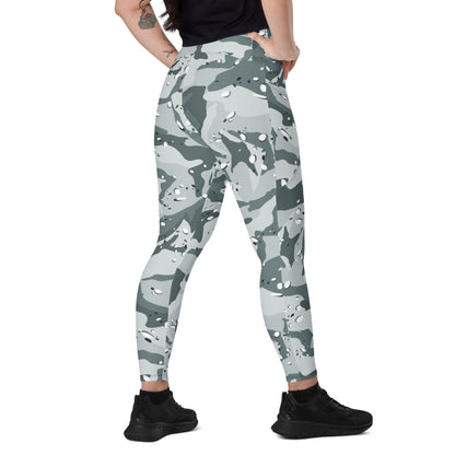 Chocolate Chip Urban CAMO Leggings with pockets - 2XS - Womens With Pockets