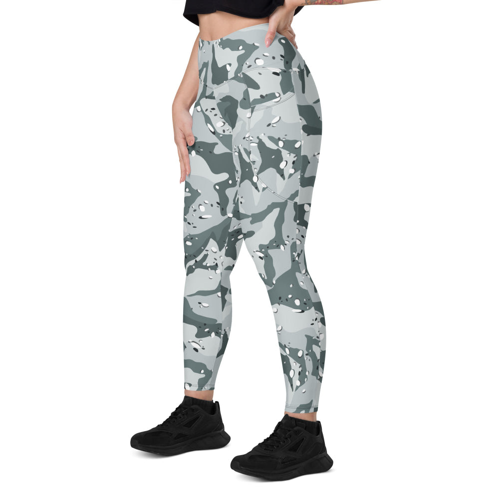 Chocolate Chip Urban CAMO Leggings with pockets - Womens With Pockets