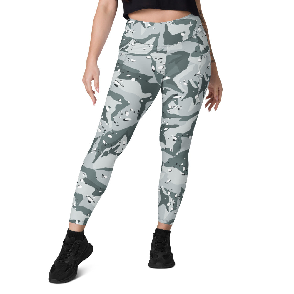 Chocolate Chip Urban CAMO Leggings with pockets - Womens With Pockets