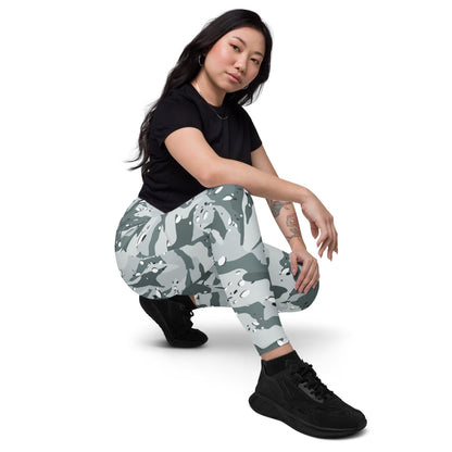 Chocolate Chip Urban CAMO Leggings with pockets - Womens With Pockets