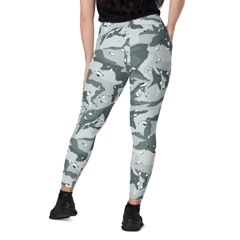 Chocolate Chip Urban CAMO Leggings with pockets - Womens With Pockets